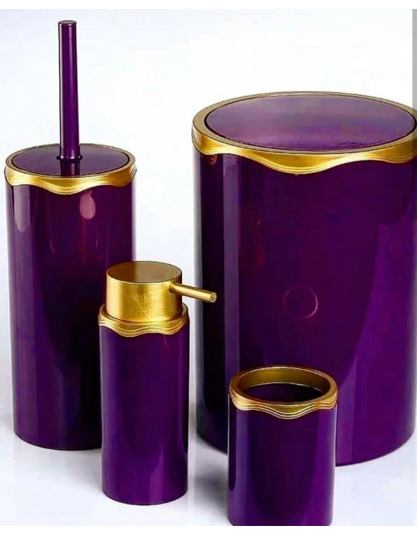 GOLD DETAY AKRİLİK BANYO SET
