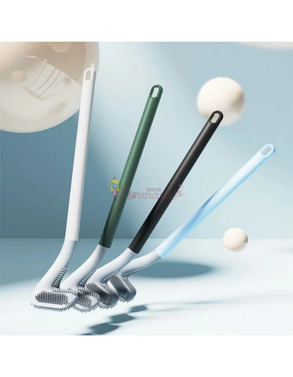 Golf Tasarımlı Silikon WC Klozet Temizlik Fırçası Kanca Hediyeli