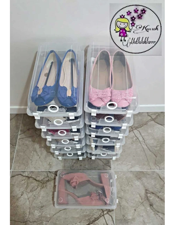 GONDOL AYAKKABI SAKLAMA KUTUSU 12 ADET