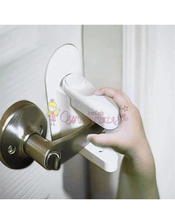 Güvenlik Kilitleri  3M Yapışkanlı Kapı Kolu Koruma Kilidi