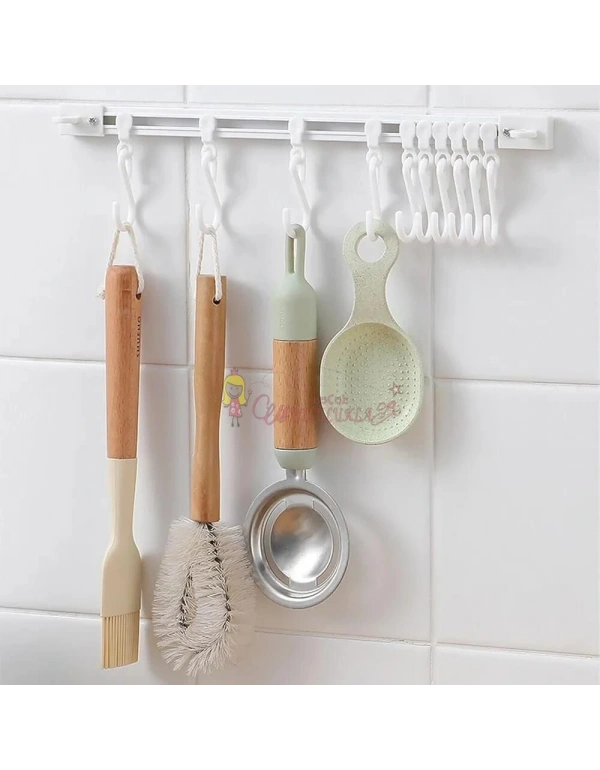 Hareketli 10 Kancalı Ray Askı