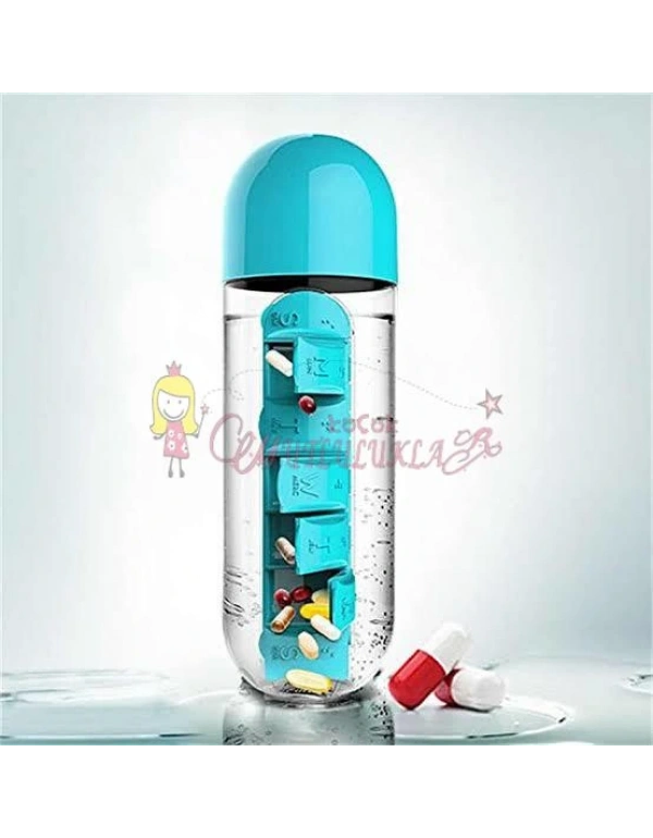 İlaç Organizer Su Şişesi 