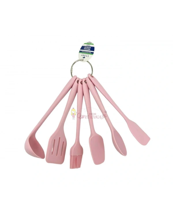 Ivory 6li silikon kepce spatula set
