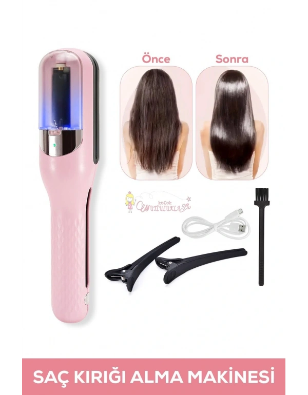 Kablosuz Saç Kırığı Alma Makinesi - Saç Kesme Aleti (Type-C Şarjlı)
