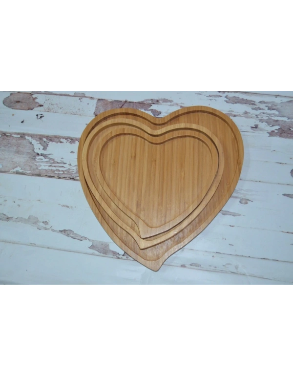 KALP BAMBU TEPSİ KÜÇÜK BOY