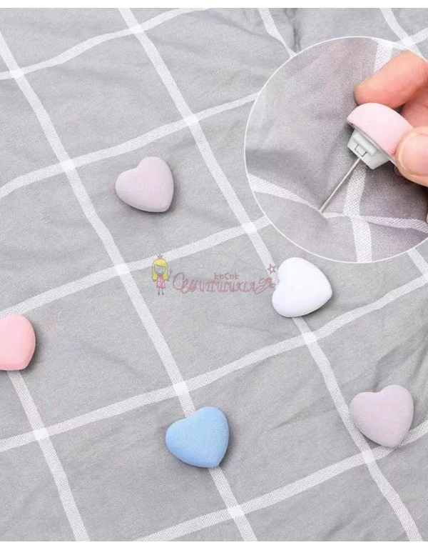 Kalp Şeklinde Yorgan  Ve Çarşaf  Sabitleyici 4 Adet