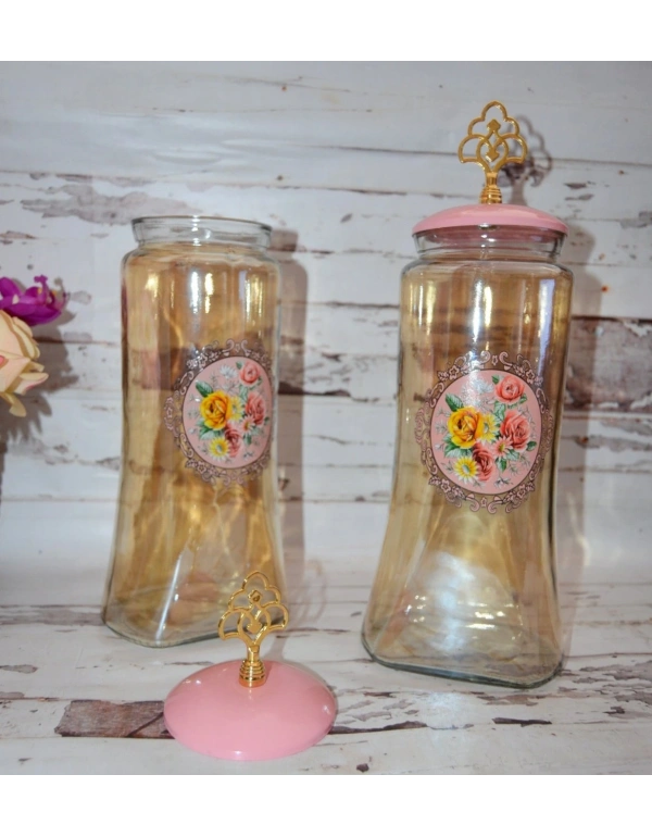 KARE LABUT KRİSTAL KAVANOZ