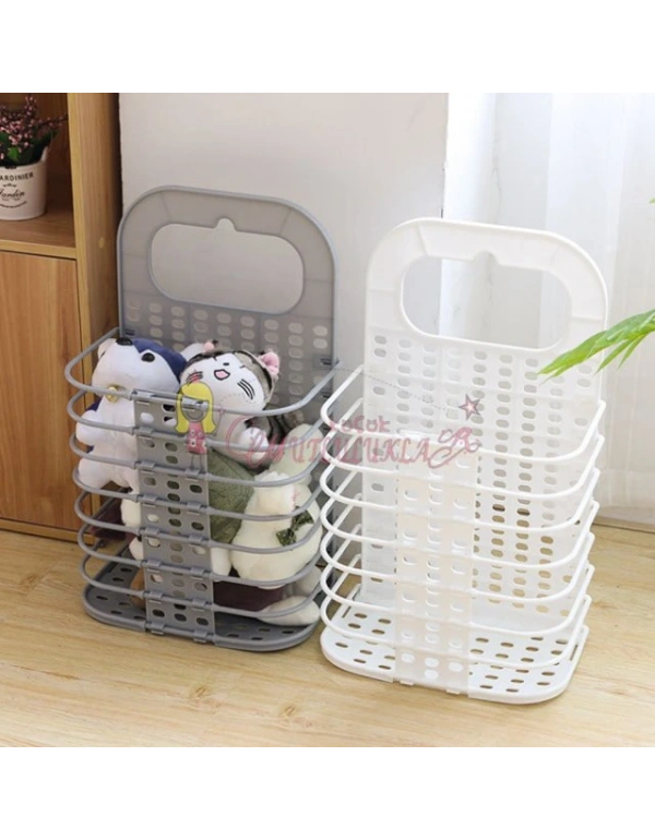 Katlanabilir Çok Amaçli Sepet   (Yapişkan aski hediye )