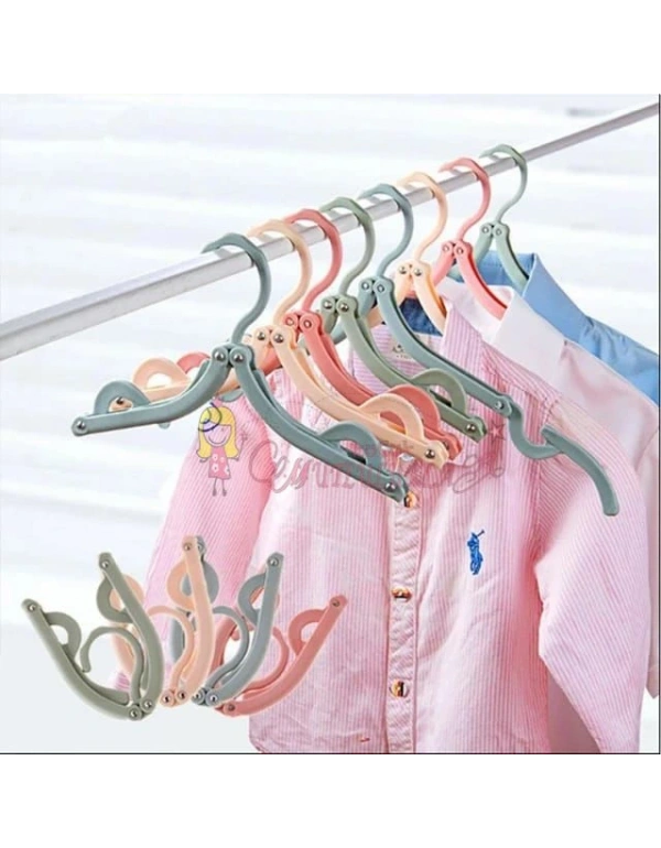 Katlanabilir Portatif Elbise Askısı 5 Adet