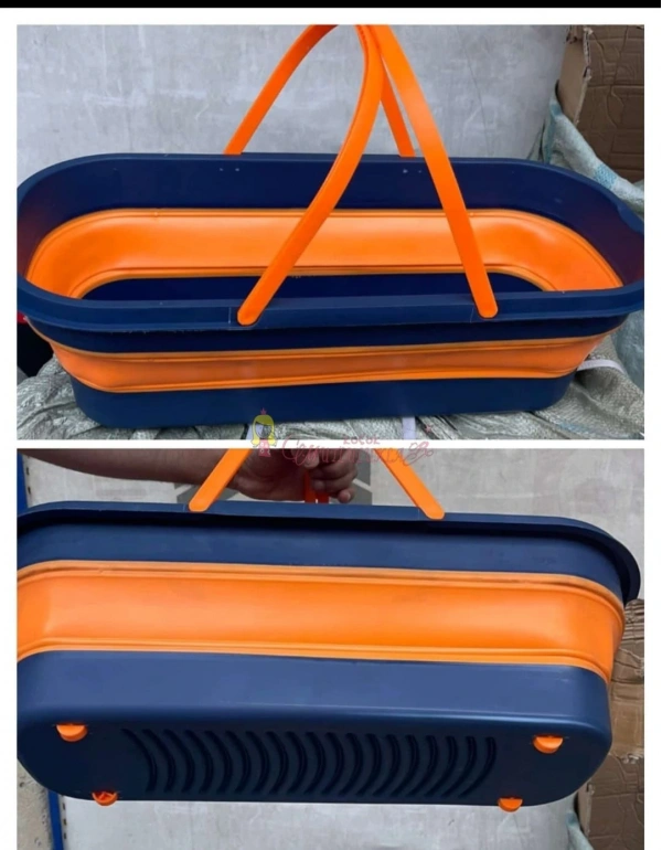 Katlanır Uzun Mop Temizlik Kovası