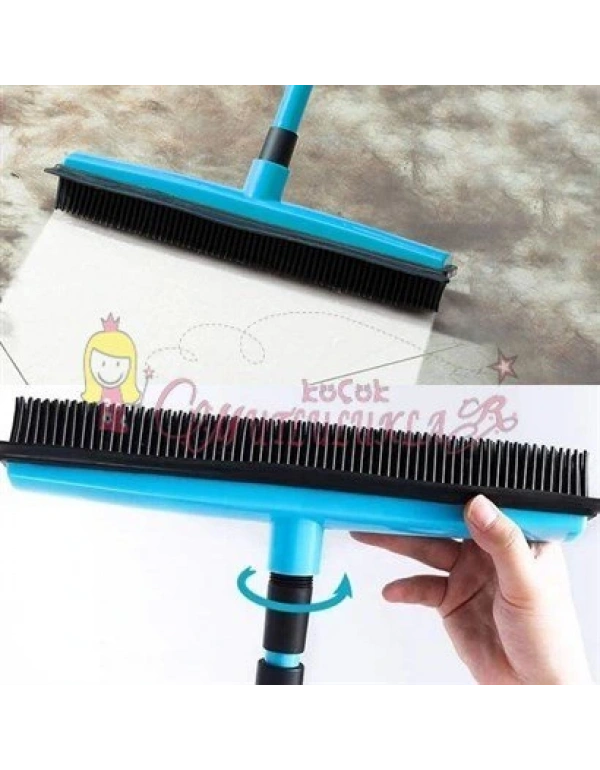 Kauçuk Uçlu Teleskopik Saplı Uzayabilen Temizlik Fırçası