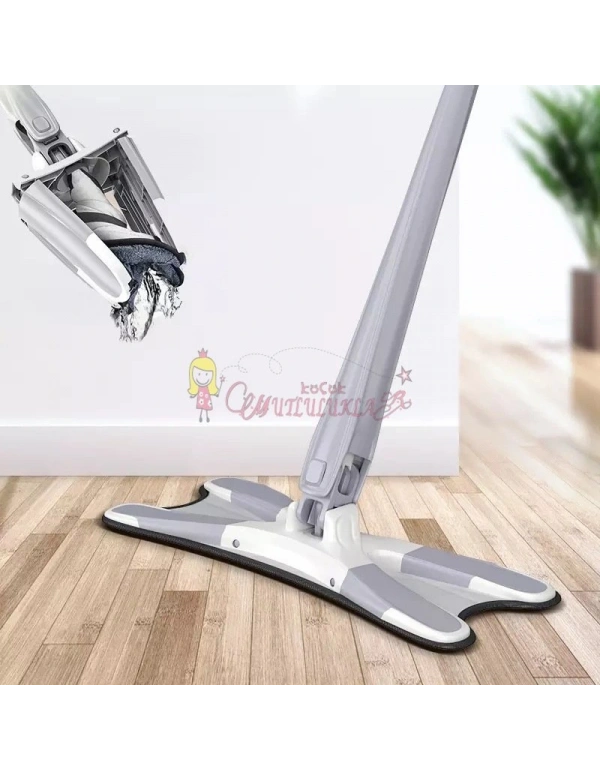 Kendinden Sıkmalı 360 Derece Dönebilen X Mop