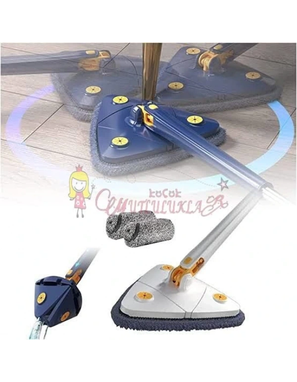 Kendinden Sıkmalı Üçgen Mop ( Yedekli )