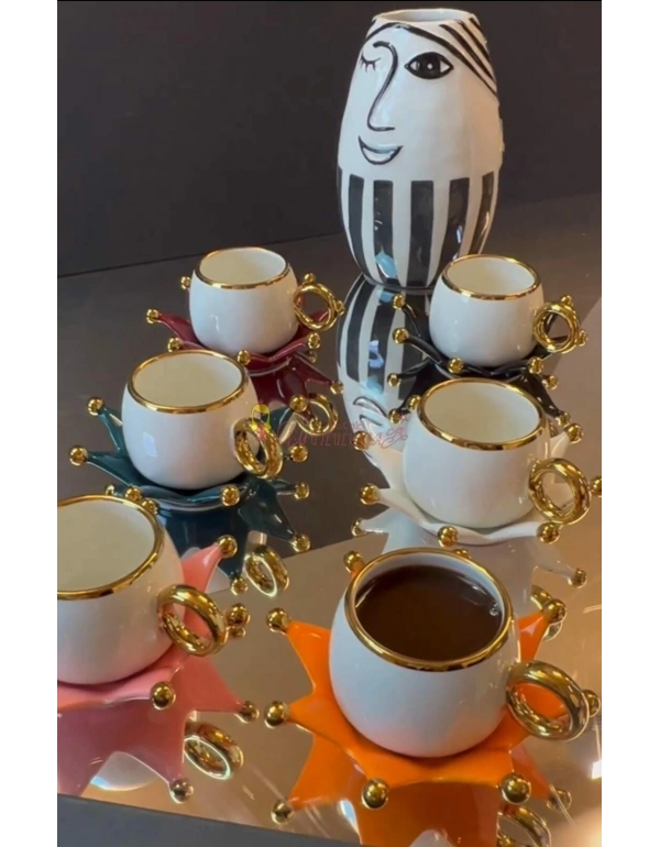 Kral Türk Kahve Fincanı 6 Kişilik