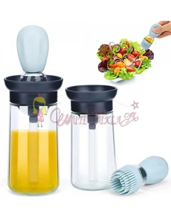 Krd Marka CAM Hazneli Silikon Yağ Sos Ve Yumurta Fırçası