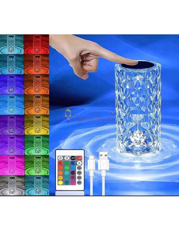 Kristal masa lambası