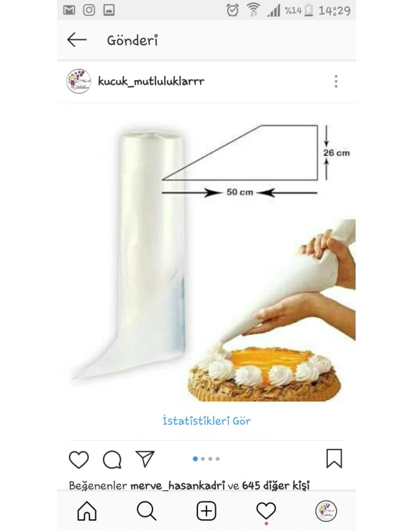 KULLAN AT KREMA SIKMA TORBASI 72Lİ