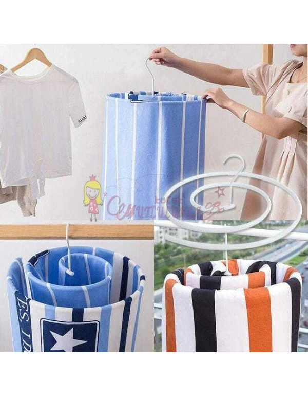 Kurutma Rafı Spiral Battaniye Çarşaf Balkon Askı