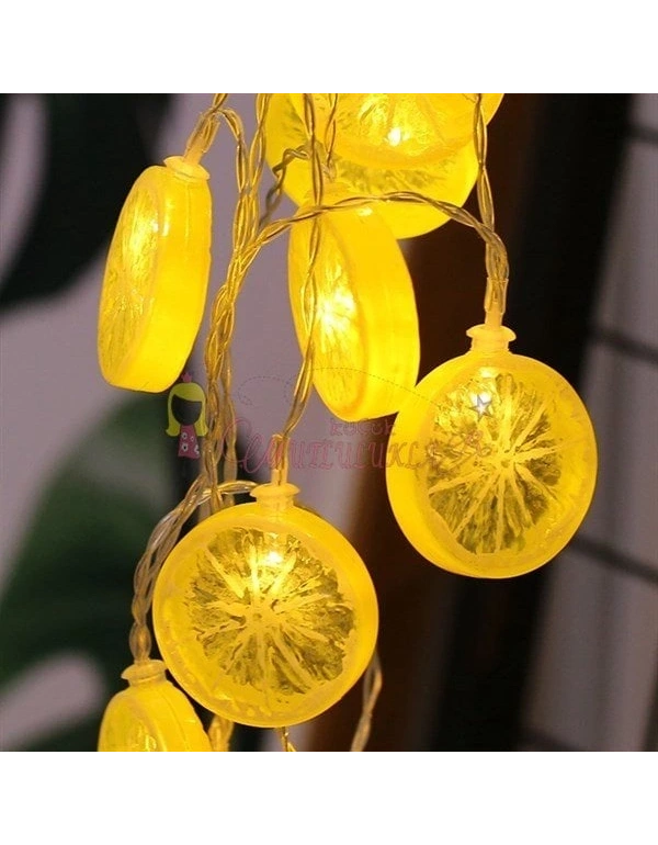 Limon Dilimi Şeklinde Dekoratif Dolama Led Aydınlatma