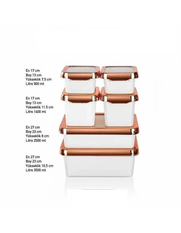 LÜX SAKLAMA SETİ 6LI