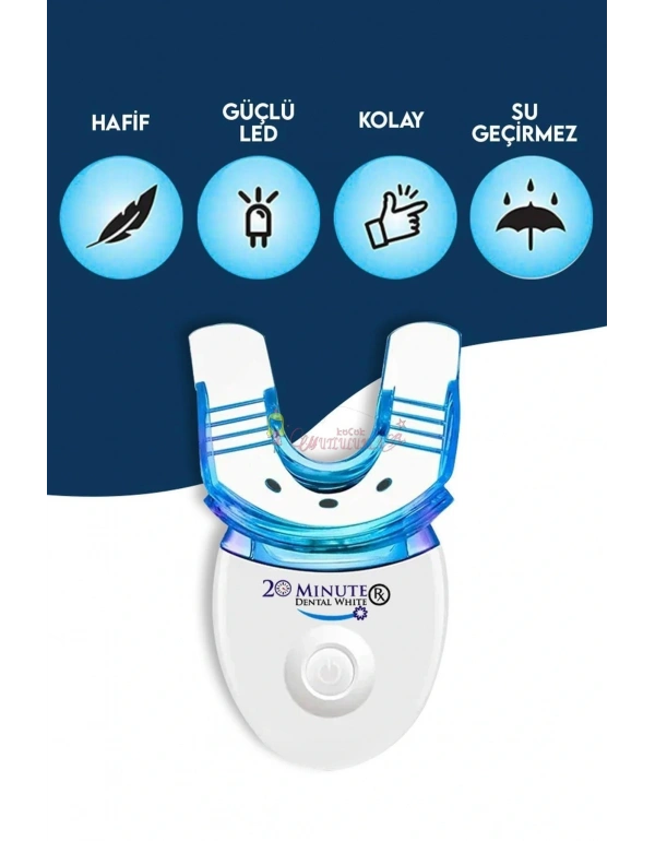 Mavi Işık Teknolojisi Ile Diş Beyazlatma Kiti & Beyazlatıcı Diş Kalemi Seti