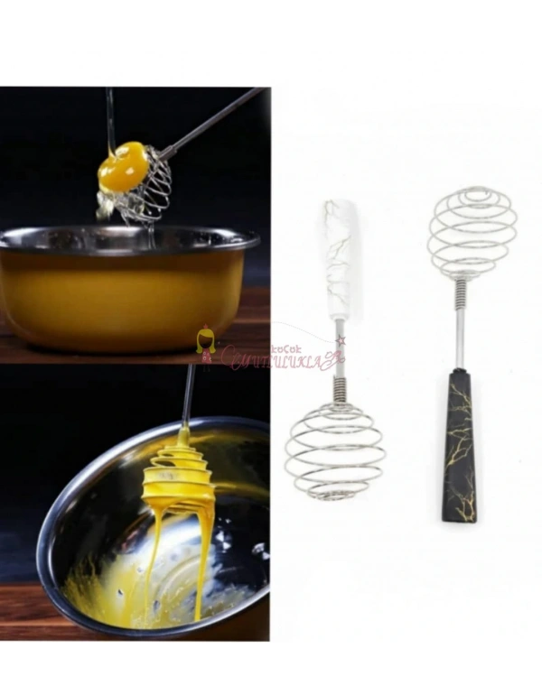 MERMER DESEN YAYLI YUMURTA ÇIRPICI