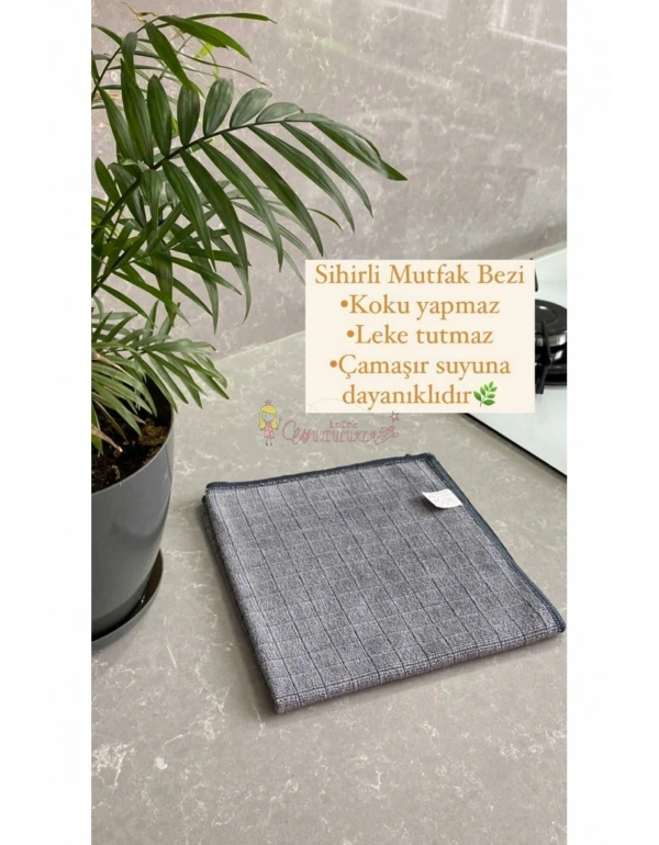Mikrofiber Mutfak Bezi Kareli