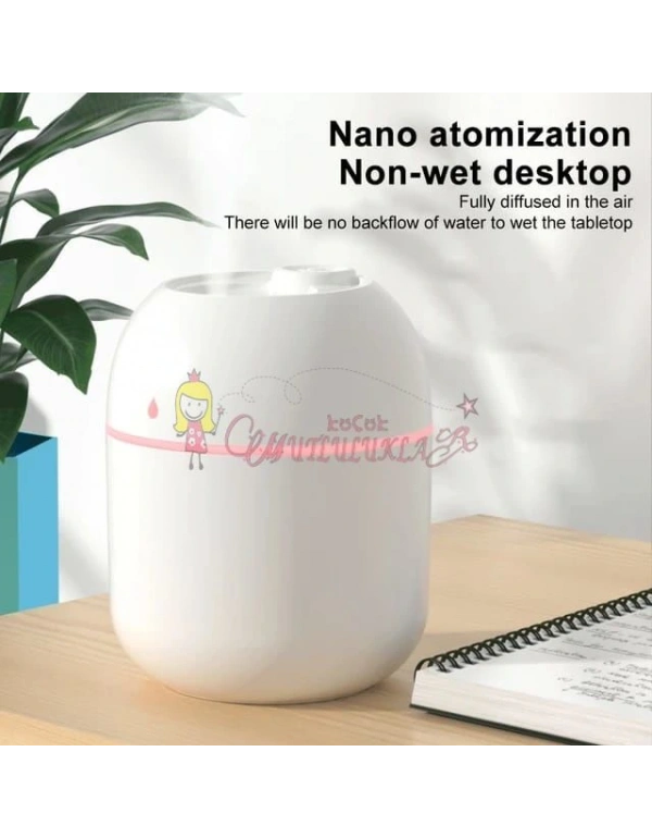 MINI Taşınabilir 220 ML Hava Nemlendirici aromalı uçucu yağ Difüzör LED Gece Lambası ile Ev Araba