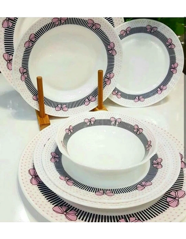 OPAL FİYONK DESENLİ 24 PARÇA YEMEK TAKIMI