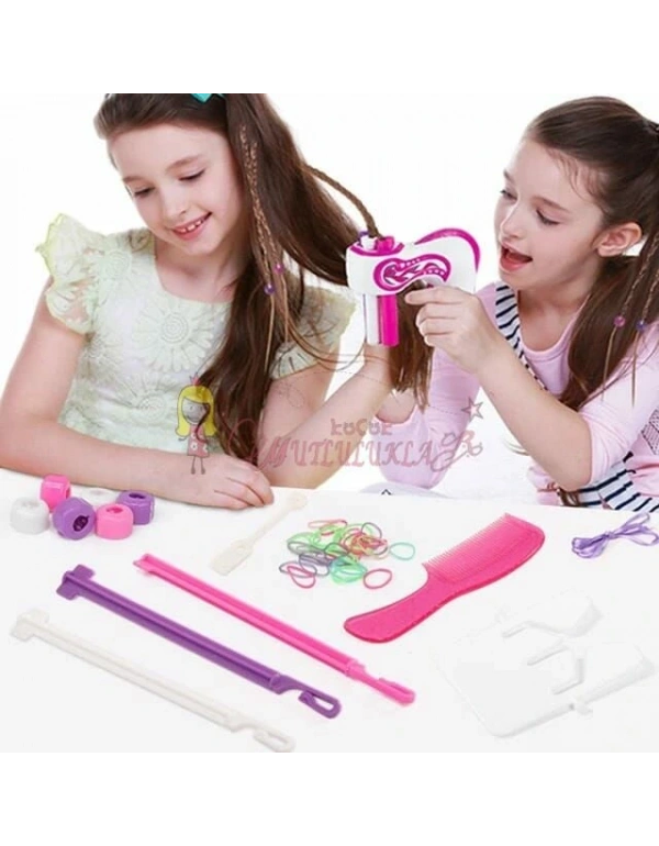 Otomatik Saç Örme Aleti - Çok Renkli