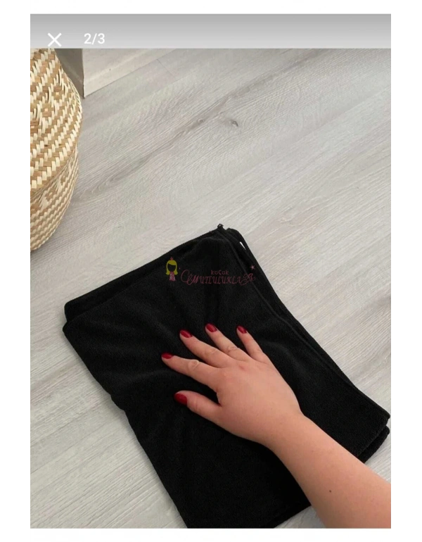 Özel Seri Büyük Boy Siyah- gri  Mikrofiber Yer Fayans Parke Bezi Temizlik Bezi 50*70 Cm