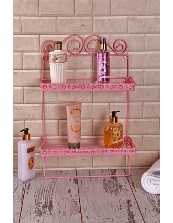 PALMİYE DESEN 2 KATLI RAF