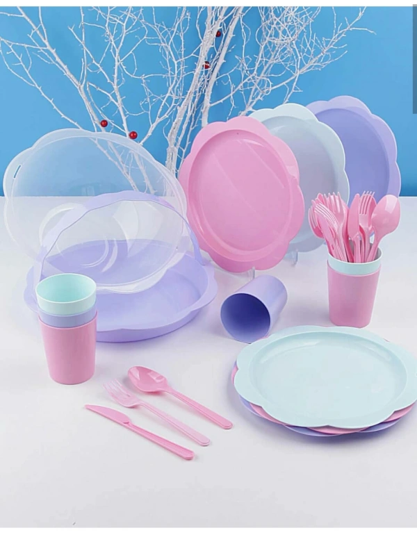 PAPATYA MODEL 32 PARÇA PİKNİK SETİ