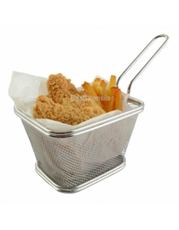 PASLANMAZ ÇELİK SUNUM SEPETİ