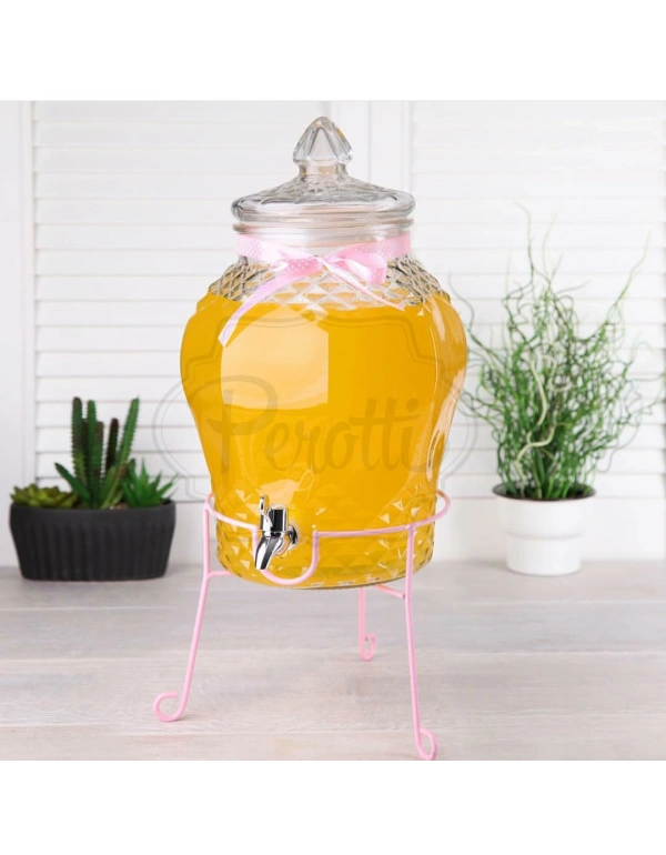 PEMBE BÜYÜK BOY CAM SEBİL