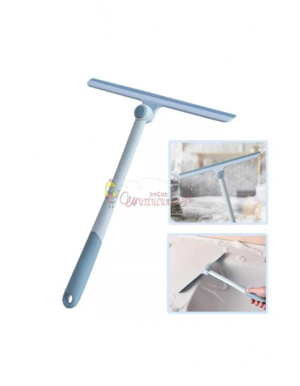 Pencere Temizleme Fırçası Silikon Işlevli Kazıyıcı Cam Sileceği Zemin Temizleme