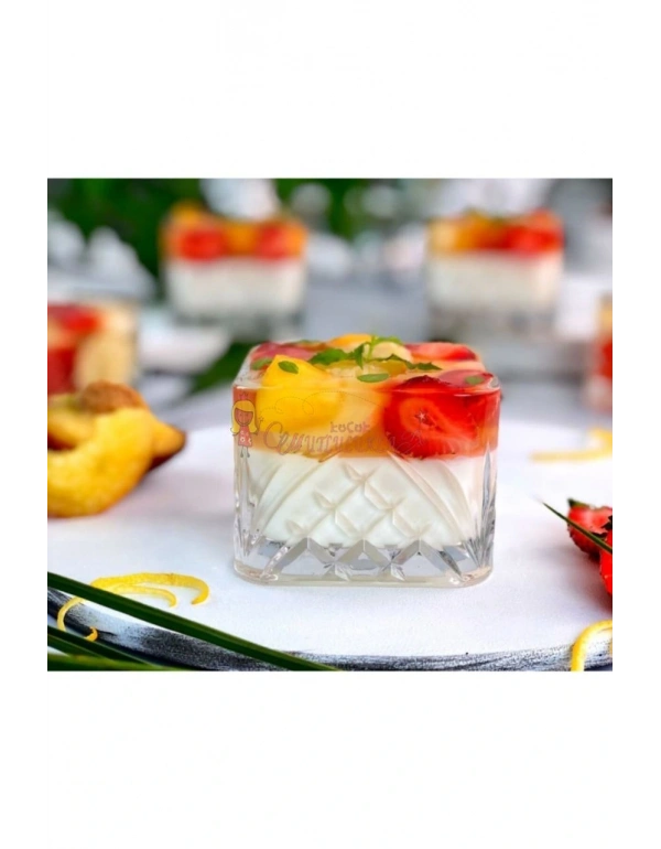 Perotti 6lı Kesme Model Kare Magnolia Cup