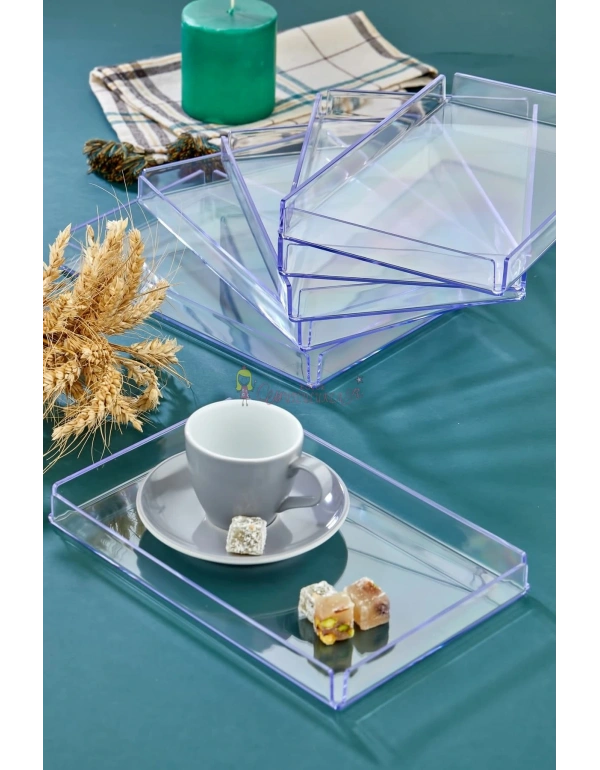 Pleksi Sunum Tepsisi Servis Sunum Tepsisi