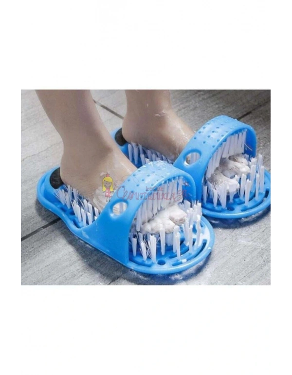 Ponza Taşlı Vantuzlu Fırçalı Ayak Yıkama Terliği