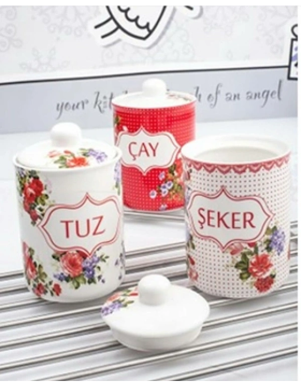 PORSELEN 3LÜ BAHARAT TAKIMI