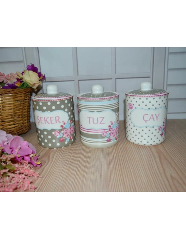 PORSELEN 3LÜ BAHARAT TAKIMI