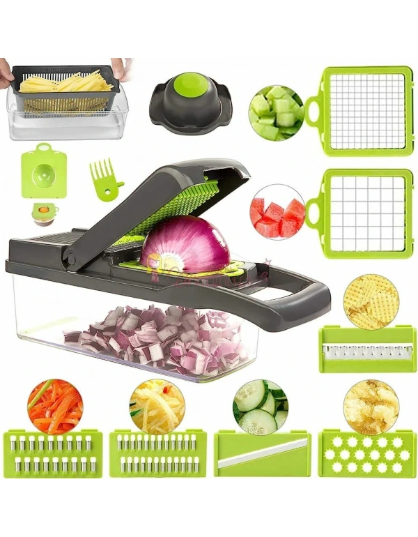 Pratik Çok Fonksiyonlu Sebze Doğrayıcı Dicer Dilimleyici Rende Kesici Vegetable Chopper