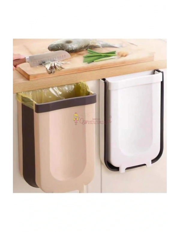 Pratik Katlanır Askılı Çöp Kovası