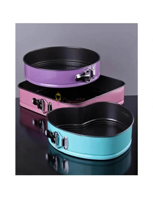 RENKLI KELEPÇELI KEK KALIPLARI