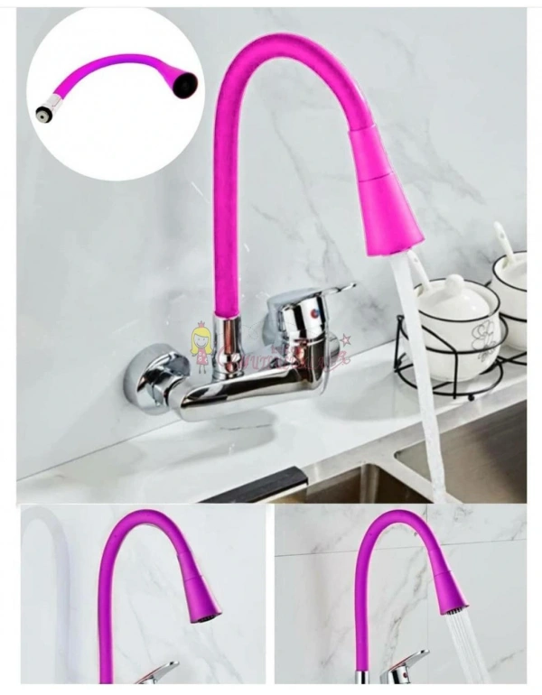 RENKLİ SİLİKON MUSLUK BAŞLIĞI 50 CM