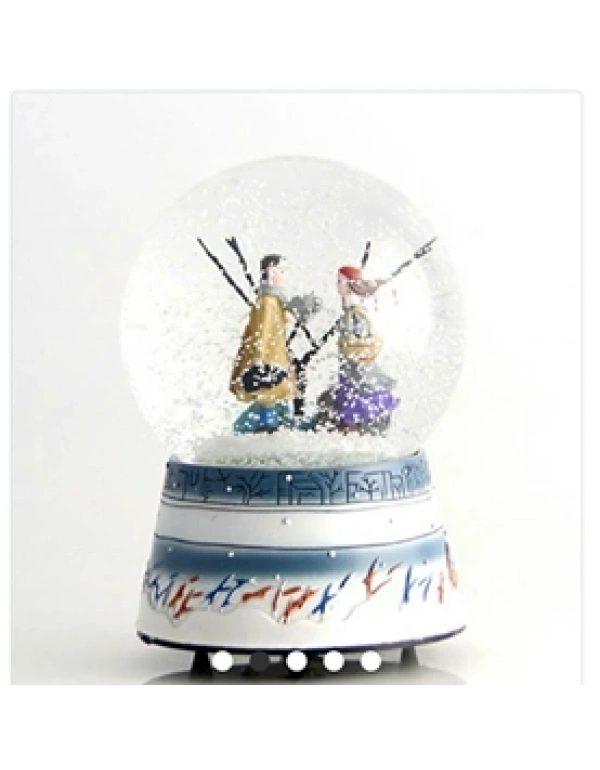 ROMANTİK SONBAHAR MÜZİKLİ KAR KÜRESİ