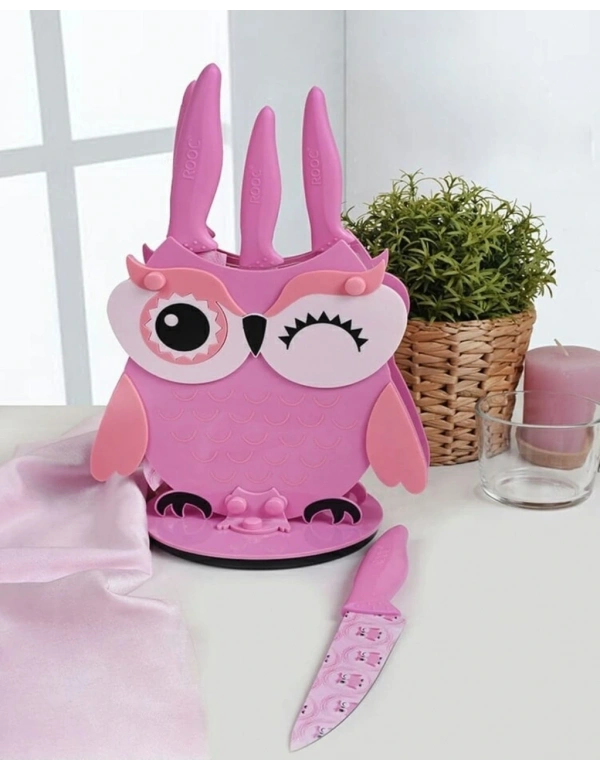 ROOC 6LI BAYKUŞ STANDLI BIÇAK SETİ BIÇAK TAKIMI