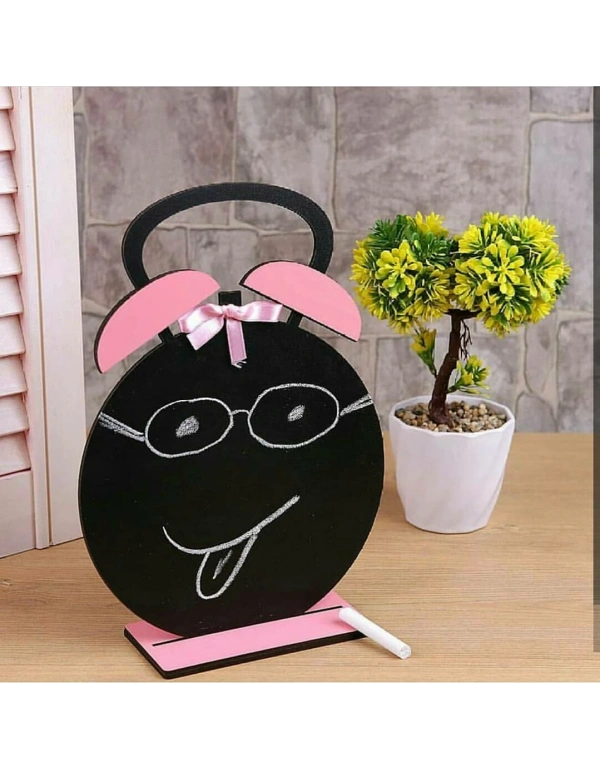 SAAT ŞEKLİNDE KARA TAHTA