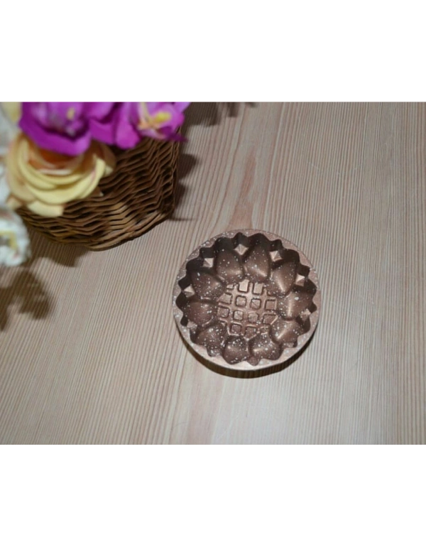 ŞAHANE RENKLİ ALÜMİNYUM MİNİ KEK KALIBI