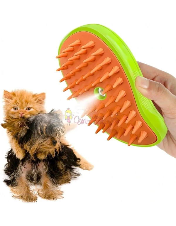 Şarjlı Soğuk Buharlı Kedi Köpek Fırçası Tarağı